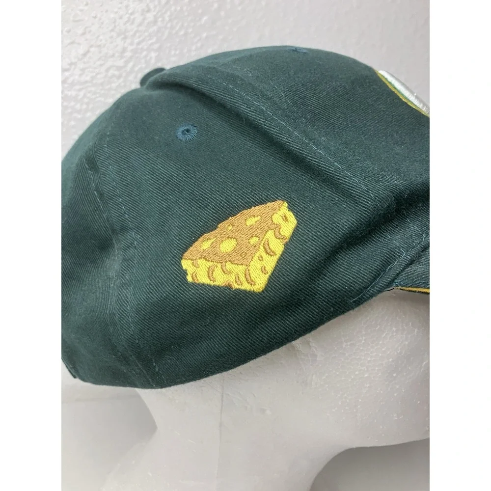 Green Bay Packers Hat Hook & Loop Closure Cap‎ Embroidered Cheese CITGO Promo